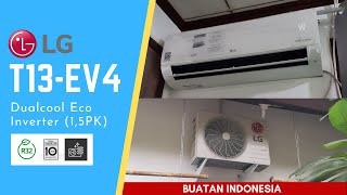 2020 Lg T13Ev4 Dual Inverter Air Conditioner Indoor Outdoor Unit View