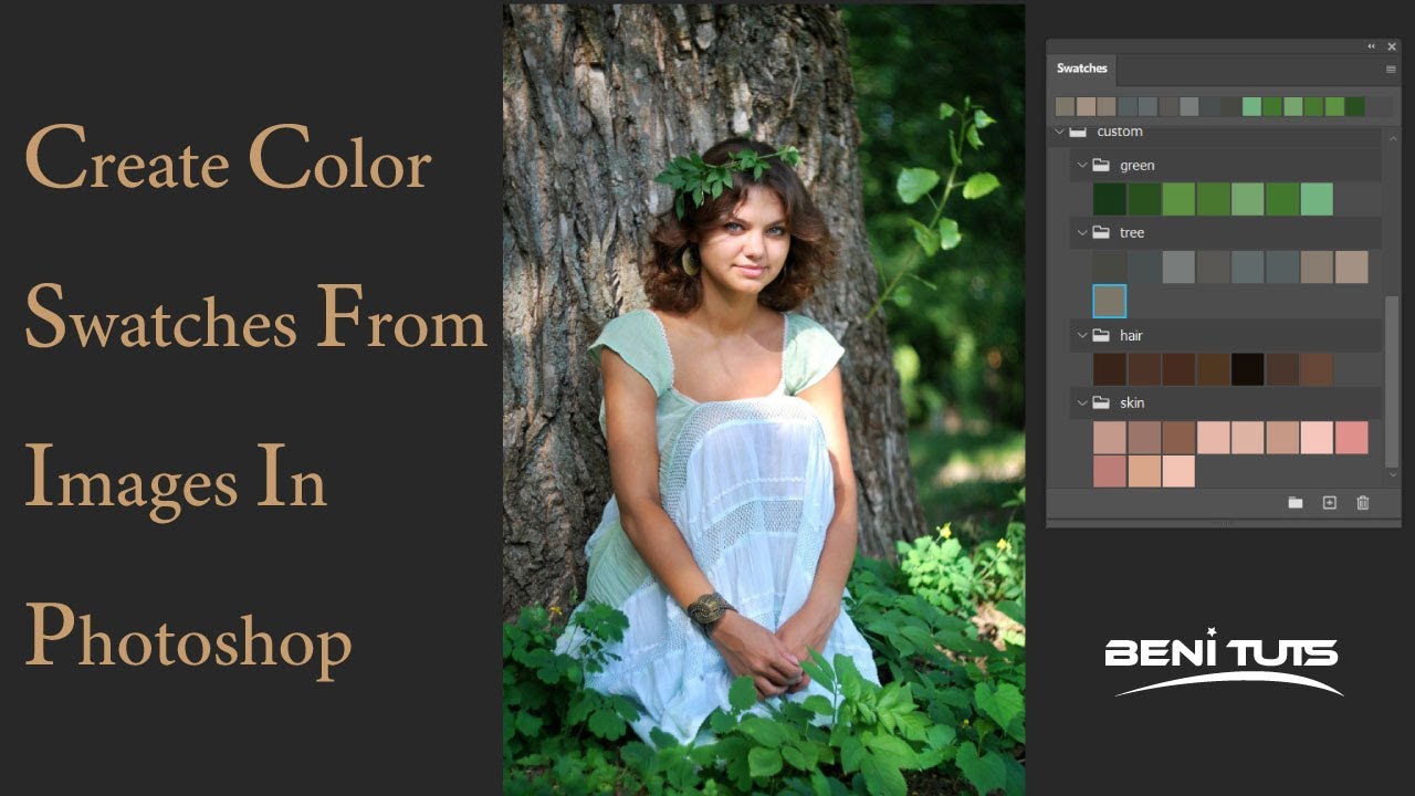 Create Color Swatches from Images in Photoshop CC - YouTube