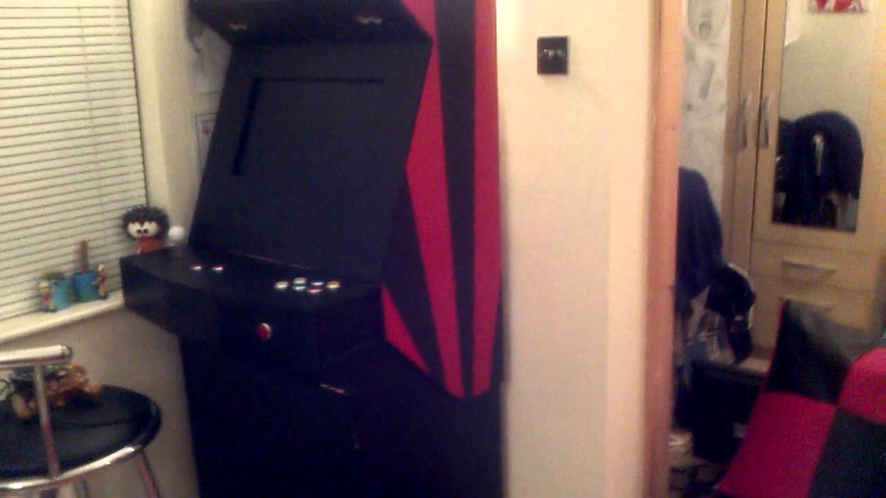 Arcade machine painted and finished - YouTube