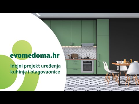 OTP banka d.d. – Idejni projekt uređenja kuhinje s blagovaonicom