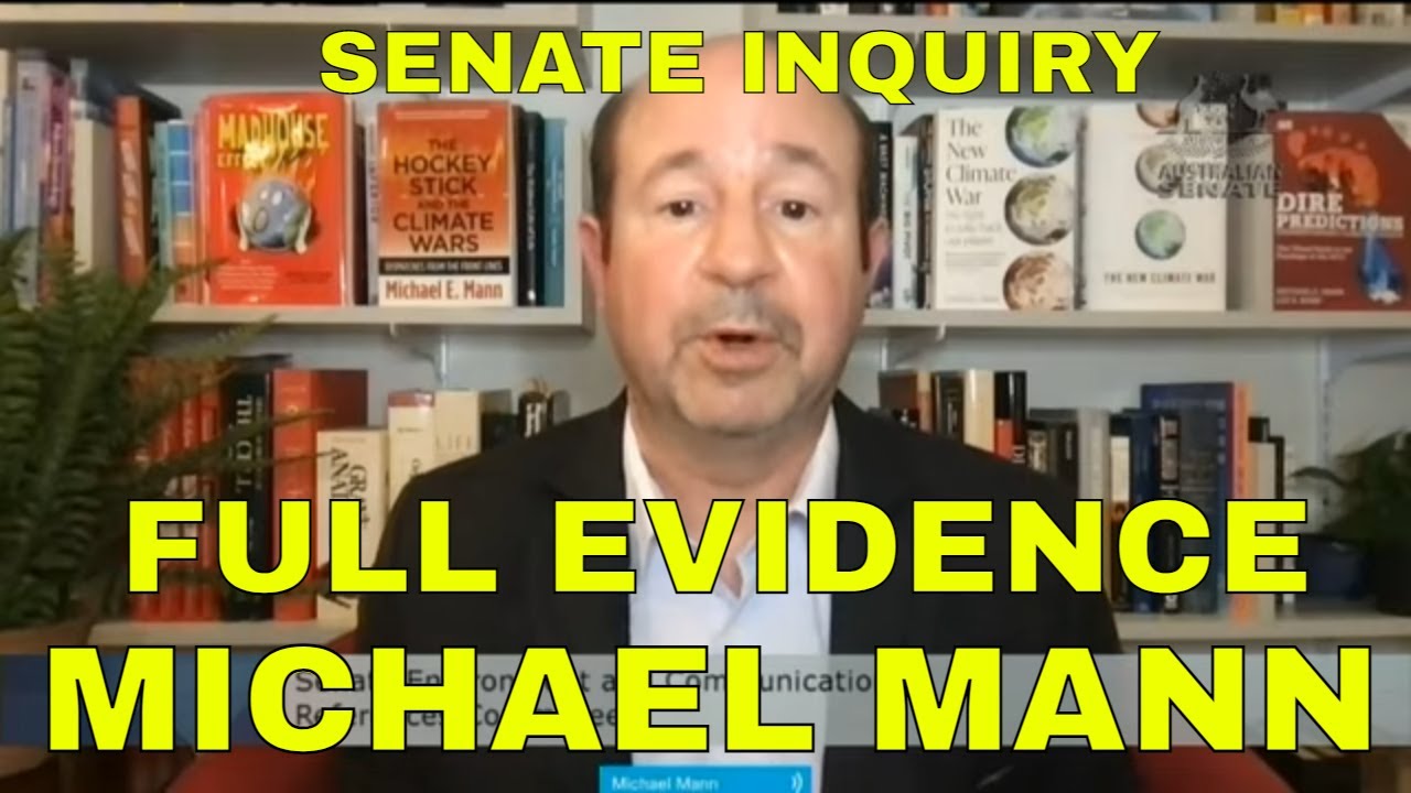 ПОЛНЫЕ ДОКАЗАТЕЛЬСТВА: Ученый-климатолог Майкл Манн на слушаниях в Сенате Австралии по вопросу ра...