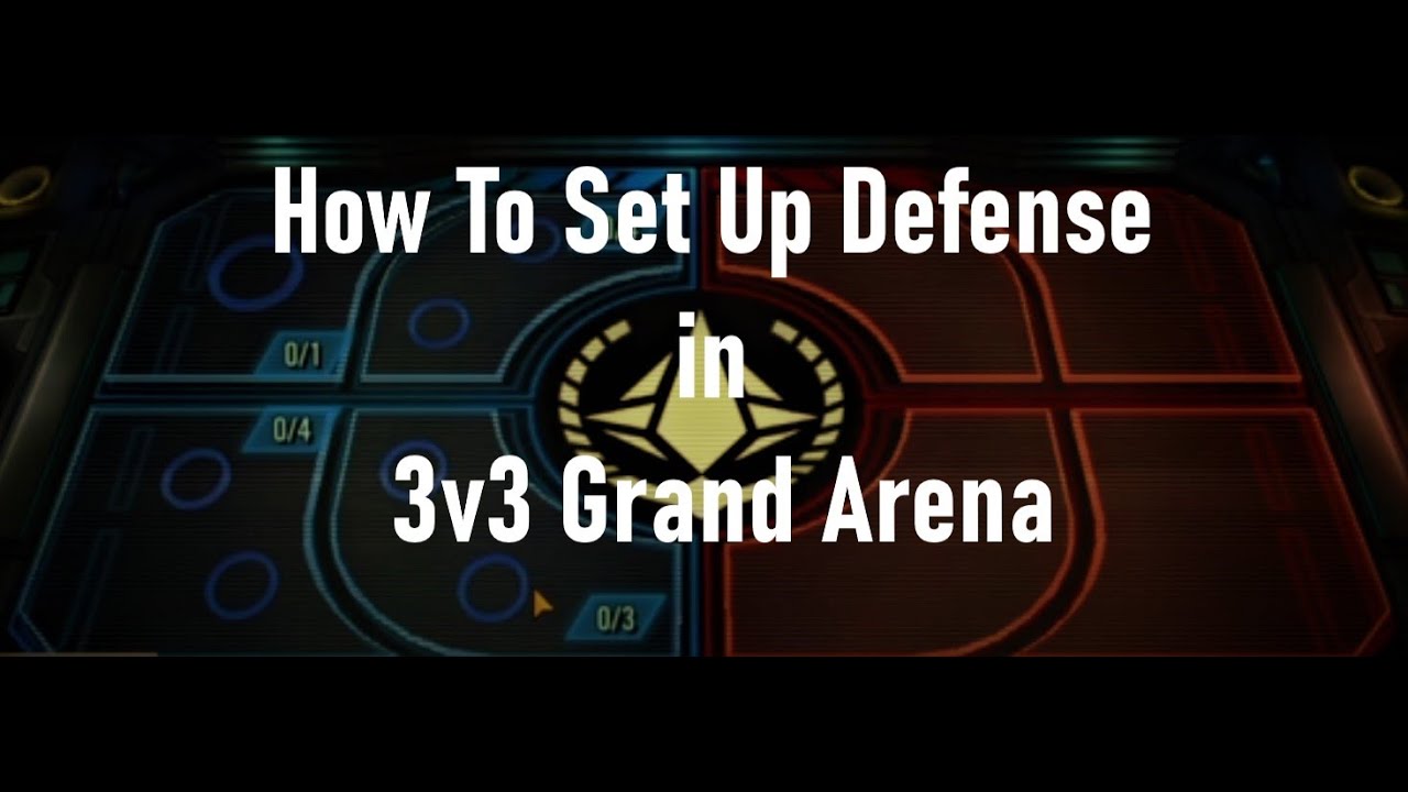 How To Set Defense in 3v3 Grand Arena!!! July 2020 SWGOH - YouTube