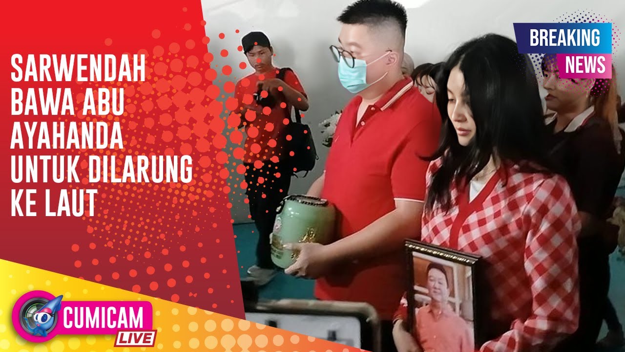 BREAKING NEWS! Sarwendah Bawa Abu Jenazah Ayah Menuju Prosesi Larung di Laut