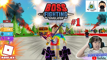 ROBLOX BOSS FIGHTING SIMULATOR 1 | Supervano play Roblox Boss Fighting Simulator Part 1
