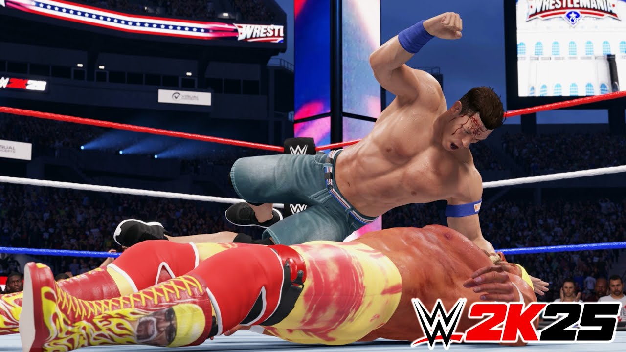 WWE 2K25 Джон Сина против Халка Хогана - WrestleMania | Матч мечты WWE 2K25