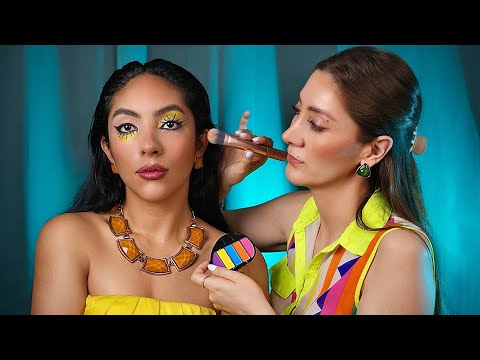 ASMR Artistic Editorial Makeup | Glam Detailed Application, Tingles & Triggers, Model Final Touches