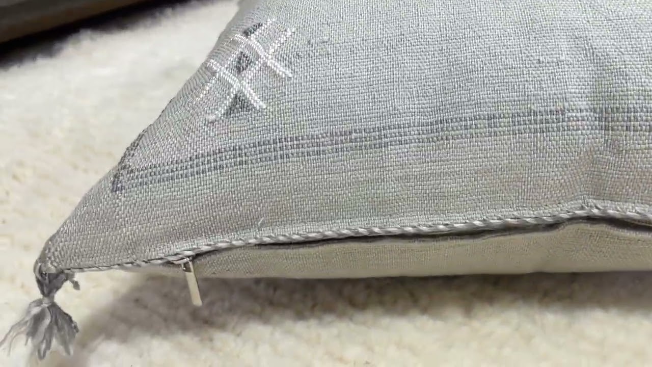 Kechart - Natural cactus silk pillows, Moroccan Sabra Pillow, Washable outdoor pillows,Balcony decor