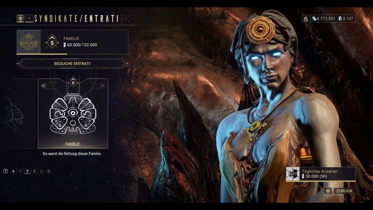 Warframe Entrati + Ansehen/Standing farmen + Shop