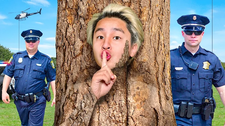 I Learned Extreme Camouflage to Escape the Police!