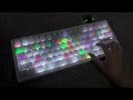 Pure white,neat typing!!!🤍☠️⌨️ #keyboard#foryou#pc#pcgame#trend#cool#zornher#zh870