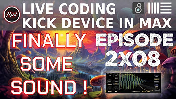 Making a Kick device in Max For Live - M4L Ableton Live Creation - Phase 2 Part 8