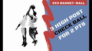 3 High Post Check Ball Shots Secure Victory in Thrilling Game [3X3 basket ball]