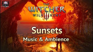 The Witcher 3 Emotional and Relaxing Soundtrack - Sunsets - Witcher Music & Ambience #study