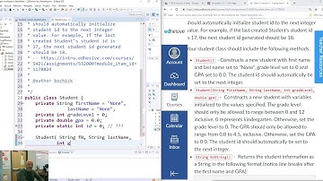StudentObjectDemo Edhesive T2L5 CA