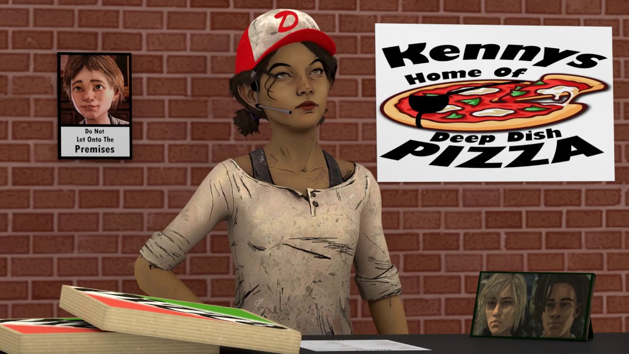 Clementine takes a pizza order [Blender Animation] - youtube