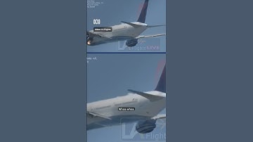Delta plane engine catches fire during take-off from LA | ABC NEWS