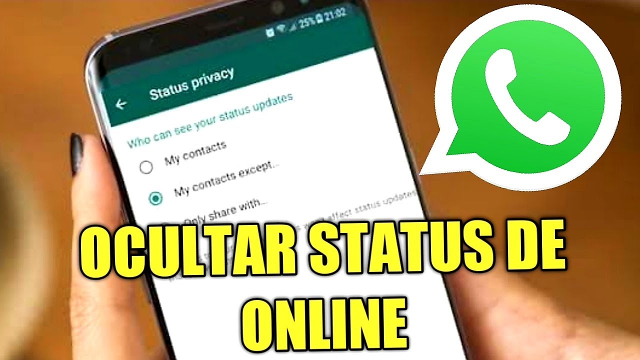 Como esconder o status de online no whatsapp - YouTube