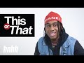 Lil West Plays "This Or That" | HNHH