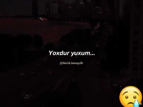 gecələr yata bilmirəm