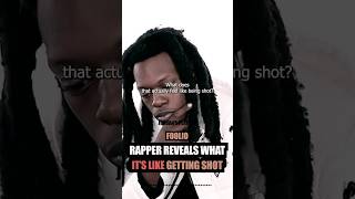 What it’s like to get shot😳🥃💯 #hiphop #rapper #interview #foolio