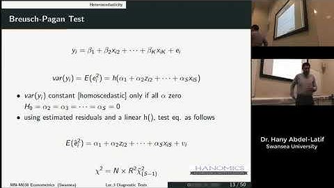 Econometrics - Heteroscedasticity