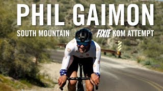 Phil Gaimon - South Mountain KOM Attempt - on a Fixed Gear