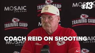 Coach Reid on Bieniemy's wife's shooting