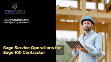 Sage Service Operations for Sage 100CON