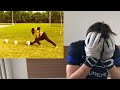 Professional goalkeeper reacts to quarantine drills