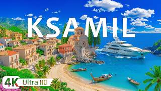 KSAMIL 4K UHD – Aerial Views of Ksamil Islands & Ionian Waters | Relaxing Music screenshot 5