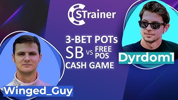 Simple GTO Trainer - Review of the "3-BP SB vs Free Pos" Training Pack by Dyrdom1 & Winged_Guy