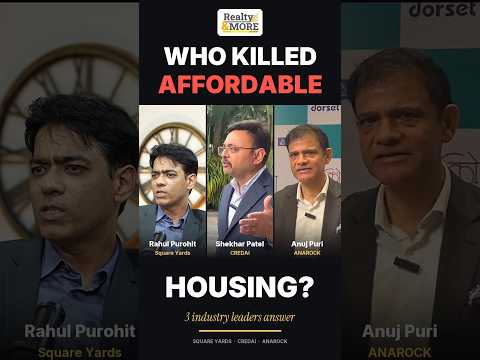 Affordable Housing Crisis: CREDAI, ANAROCK & Square Yards Explain