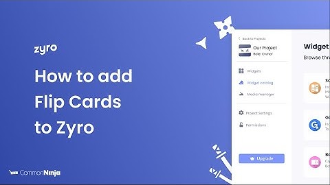 How to add Flip Cards to Zyro