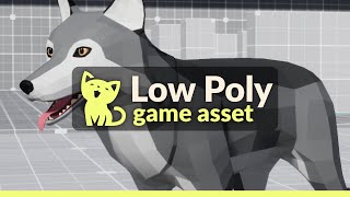 Low Poly Wolves - Game Asset