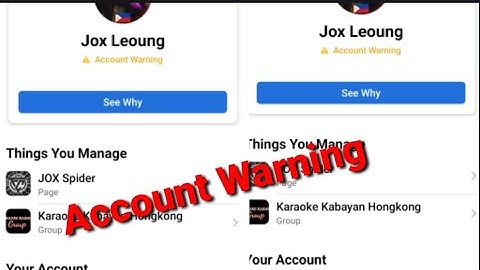 How to Remove Account Warning on Facebook profile/ Tagalog tutorial