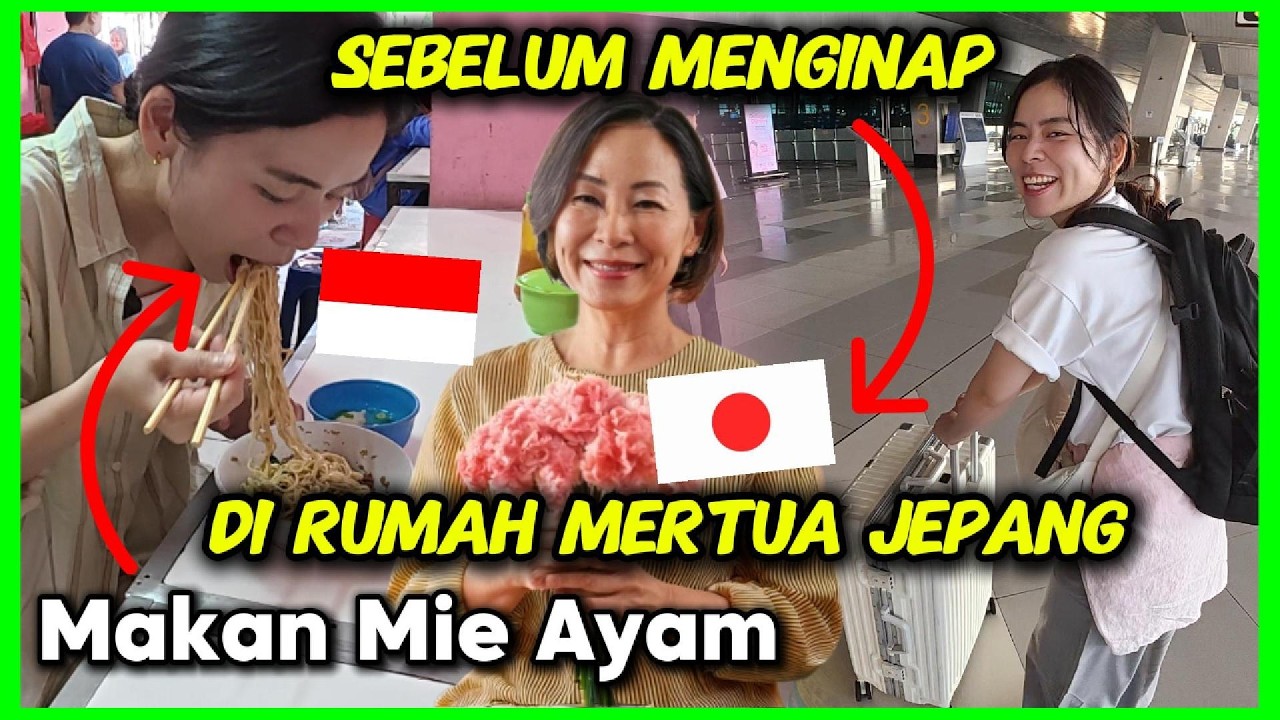 AKHIRNYA SAKURA KE JEPANG‼️TERPAKSA NGINAP TEMPAT MERTUA KARENA KEMALAMAN
