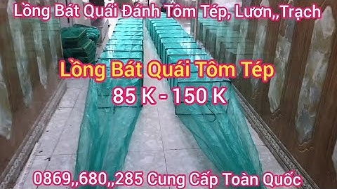 A Chiến Lưới Lồng Bát Quái 15 Khung - Bắt Cá Tôm Tép Lươn Trạch Ếch Rắn _ Lồng Bát Quái Đánh Sông Hồ