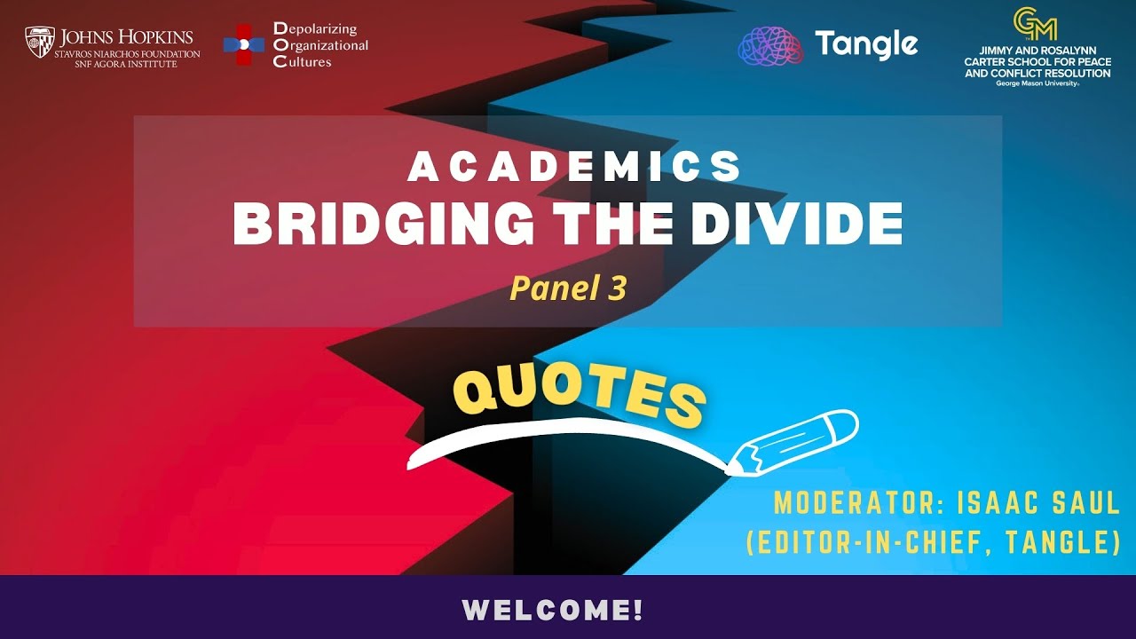 2024 Academics Bridging the Divide Conference - Panel 3 - YouTube