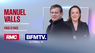 EN DIRECT - Manuel Valls est l'invité du Face à Face de Marie Chantrait