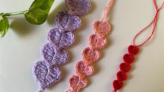 Quick and easy crochet chain of hearts by Beyond Diary 803 views 1 year ago 7 minutes, 52 seconds