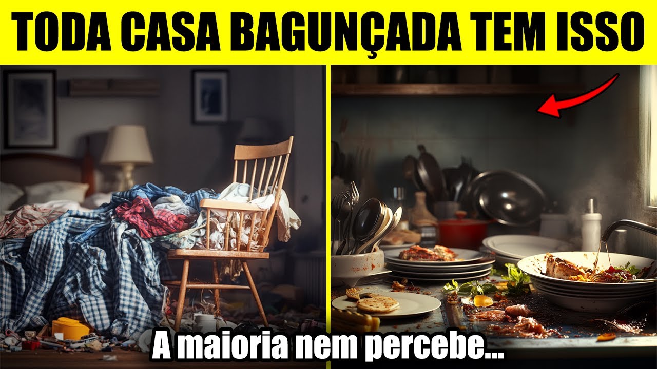 15 coisas que TODA CASA BAGUNÇADA TEM - e você provavelmente nem percebeu... | Minimalismo
