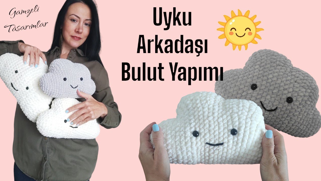 Bulut Yapımı 3 boyutlu - Ayrıntılı Anlatımıyla #pattern #clouds #crochet