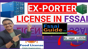 How to Get Exporter FSSAI License Online | Step-by-Step Guide"@FSSAI_GUIDE @fssai_india