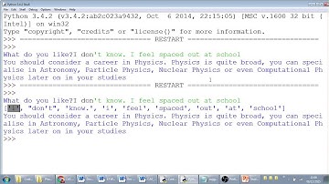 Python Tutorial 14 Splitting a variable into a list of individual words