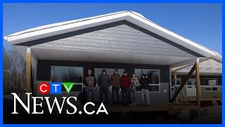 New build house shipped to Denare Beach after wildfire