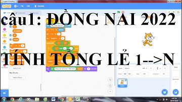 LẬP TRÌNH SCRATCH TÍNH DÃY TỔNG LẺ TỪ 1 ĐẾN N | CÂU 1 ĐỀ THI TIN HỌC TRẺ TỈNH ĐỒNG NAI | VDD SHOA