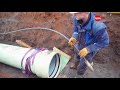 How to install GRP pipes correctly in open trench installations