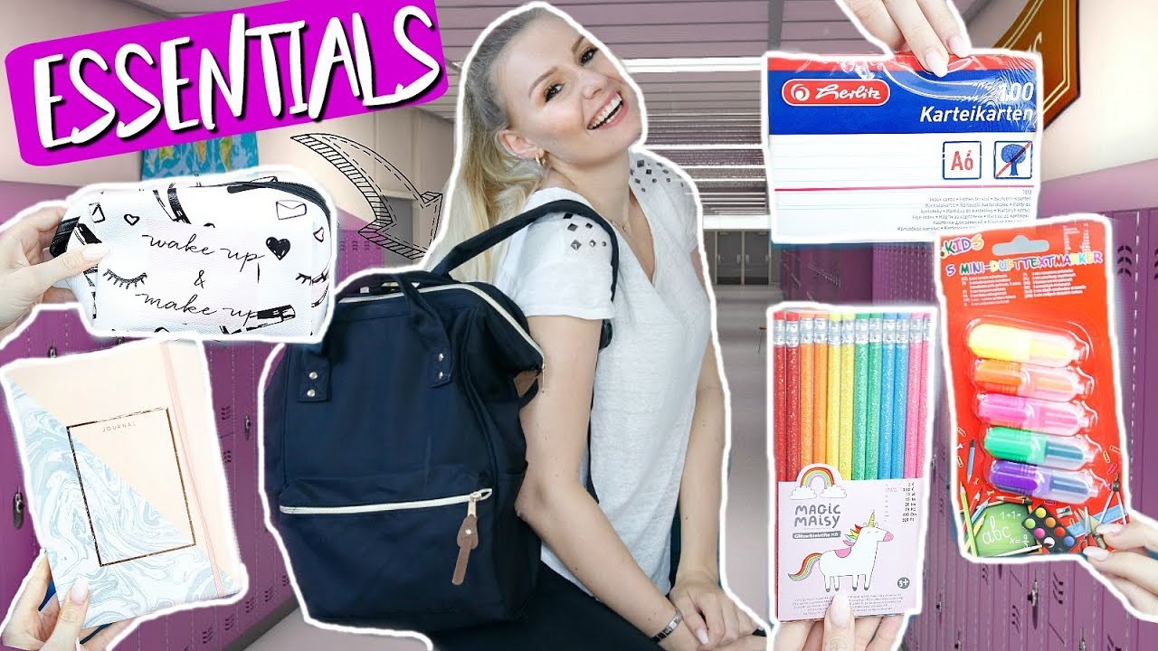 NICHT VERGESSEN! ☝🏼BACK TO SCHOOL Essentials 📚, die du brauchen wirst! 🎒+ Verlosung!
