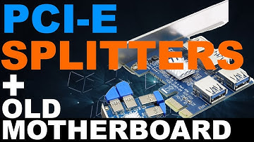 Using an OLD Motherboard + Splitter to Mine | GPU Mining | Crypto