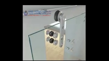 Môi phỏng quy trình lắp đặt cửa kính treo trượt | Đại Đại Dương | Hotline: 0966660927